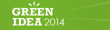 Logo del concurso Green Idea 2014.